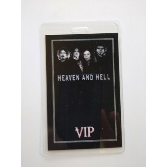 Heaven And Hell Black Sabbath Backstage Pass Original 2007 VIP Hard Rock Metal - Picture 4 of 4